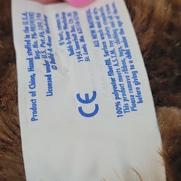 Build a Bear brown teddy bear plush - Picture 7 of 11